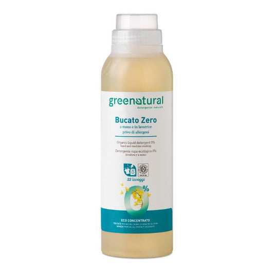 Detergente para máquina de lavar e lavar à mão Zero Greenatural 1 L