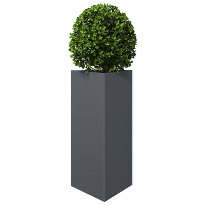 Jardinera Triangular Acero Gris Antracita 40x34,5x75 Cm_2