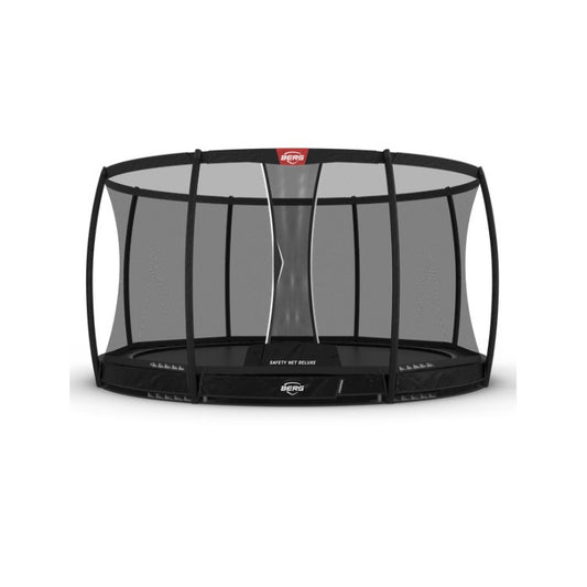 Cama Elastica Berg Inground Champion 430 + Red Deluxe Negro Safety Net Deluxe._0