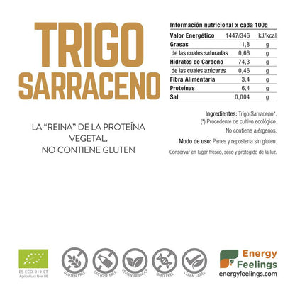 Farinha de trigo sarraceno Bio Energy Feelings