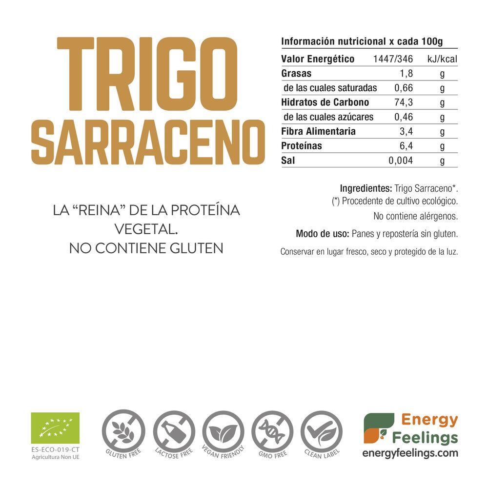 Farinha de trigo sarraceno Bio Energy Feelings
