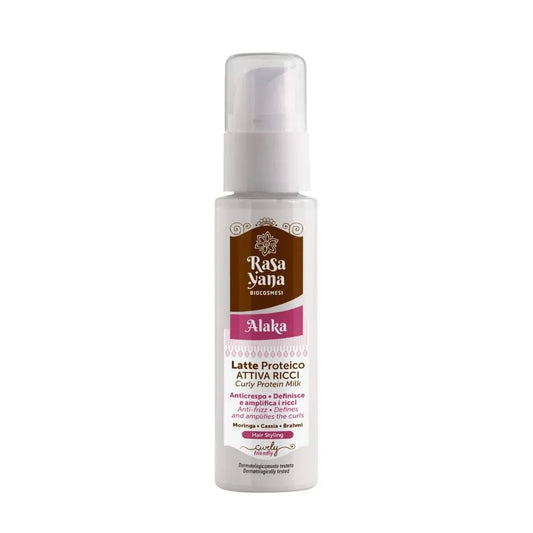 Latte Proteico Activa Rizos Rasayana Biocosmesi Cabello Alaka 100ml_0