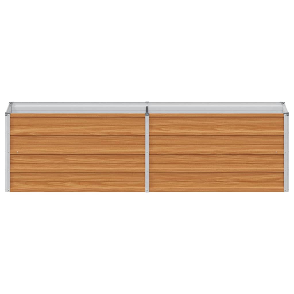 Arriate Elevado Marrón Claro 160 X 40 X 45 Cm Acero Galvanizado_4