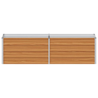 Arriate Elevado Marrón Claro 160 X 40 X 45 Cm Acero Galvanizado_4