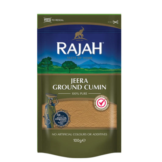 Cominhos em pó (Jeera) Rajá 100 g