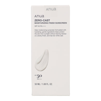 Zero-Cast Moisturizing Finish Sunscreen Anua 50ml