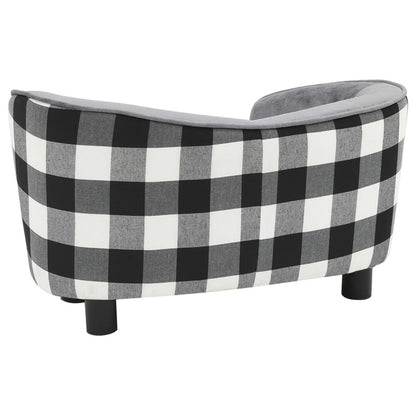 Vidaxl Sofá Para Perro Felpa Gris 68x38x38 Cm_5