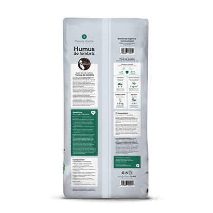 Pack 2x Humus de Lombriz 100% Natural Planeta Huerto 42 L