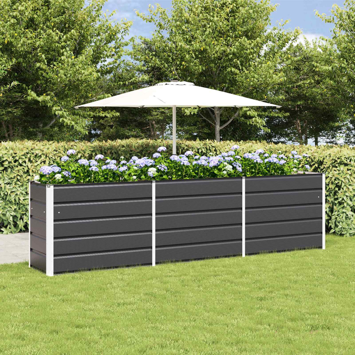 Jardinera Antracita 290 X 50 X 75 Cm Acero Galvanizado_1
