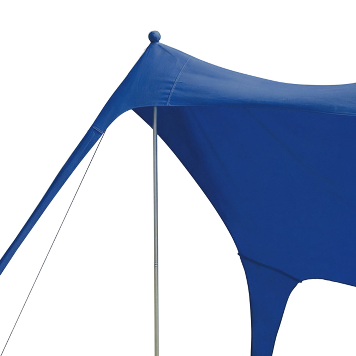 Toldo De Playa Outsunny Aluminio, Poliéster Azul 208x200x200 Cm_3
