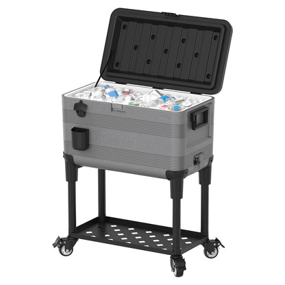 Nevera Portátil Con Mesa - 70 L - Gris_2