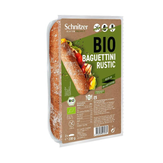 Mini Baguete Rústica Schnitzer Biológico Sem Glúten 200 g