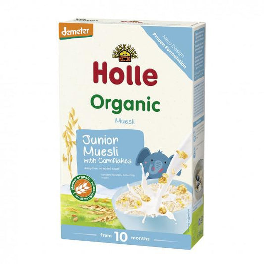 Papa de muesli multicereais com milho +10M Holle, 250 g