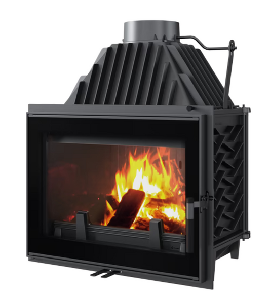 Bricosol Chimenea De Leña De Hierro Fundido Kratki Zuzia Eco 12 Kw Ø 200_0
