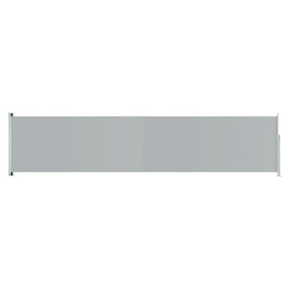 Vidaxl Toldo Lateral Retráctil Para Patio Gris 140x600 Cm_0