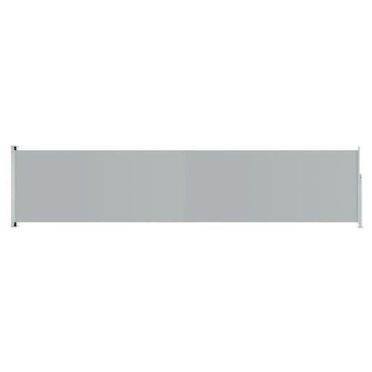 Vidaxl Toldo Lateral Retráctil Para Patio Gris 140x600 Cm_0