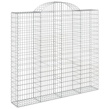 Cestas De Gaviones 4 Uds Forma De Arco Hierro 200x30x180/200 Cm_2