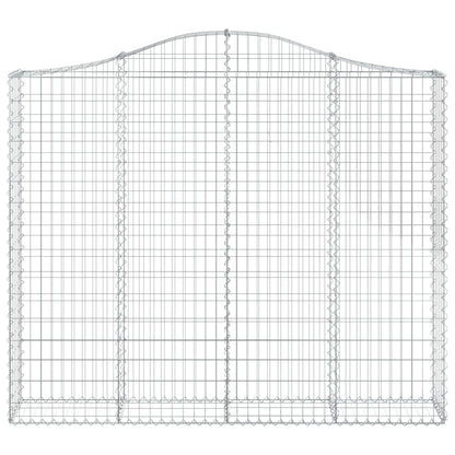 Cestas Gaviones 3 Uds Forma De Arco Hierro 200x30x160/180 Cm_3