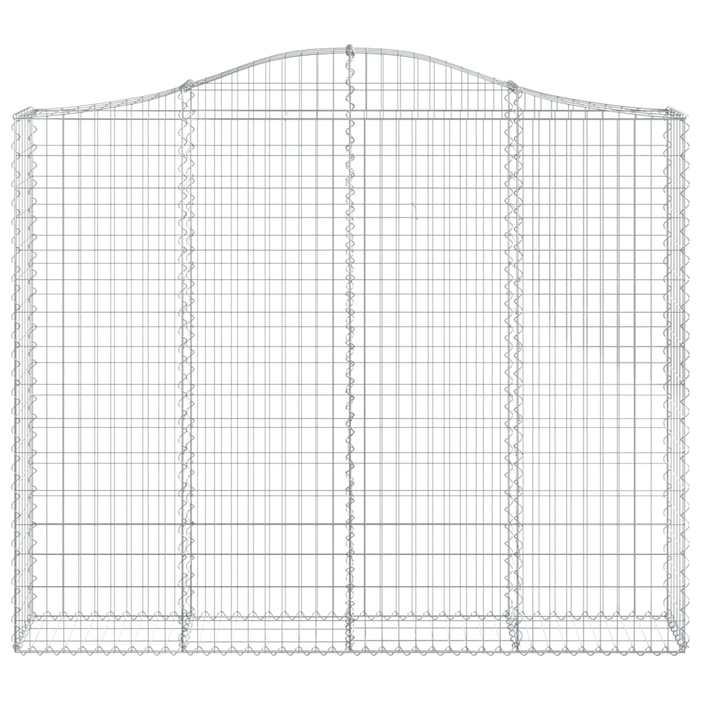 Cestas Gaviones 2 Uds Forma De Arco Hierro 200x30x160/180 Cm_3