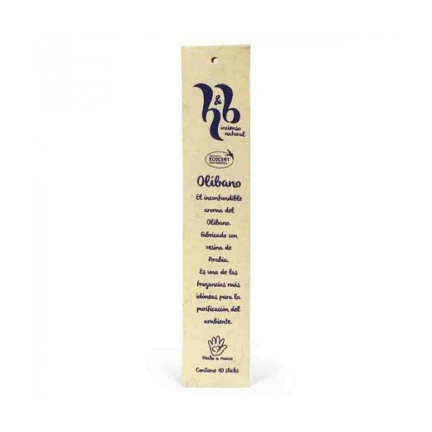 Incenso Natural Orgânico HB Frankincense (10 Varetas)