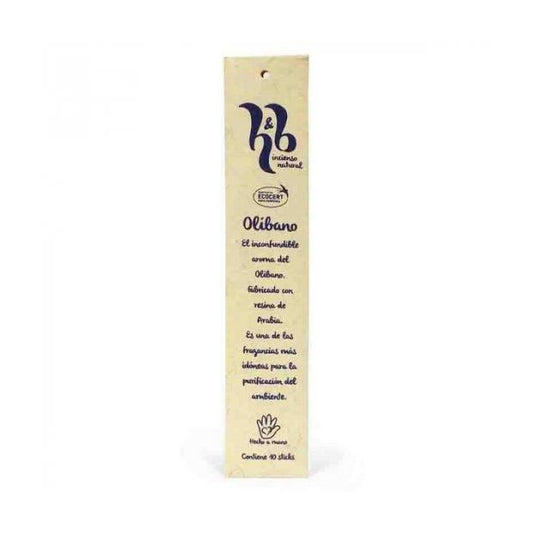 Incenso Natural Orgânico HB Frankincense (10 Varetas)
