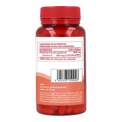 Vitamina E 400 UI Planeta Huerto 60 pérolas