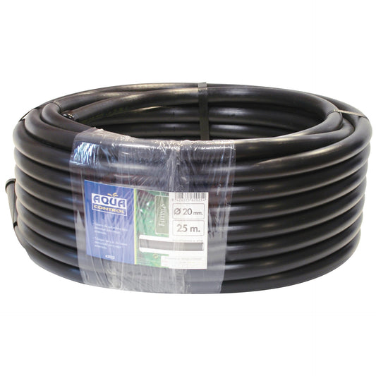 Tubo preto liso 25mm 50 m