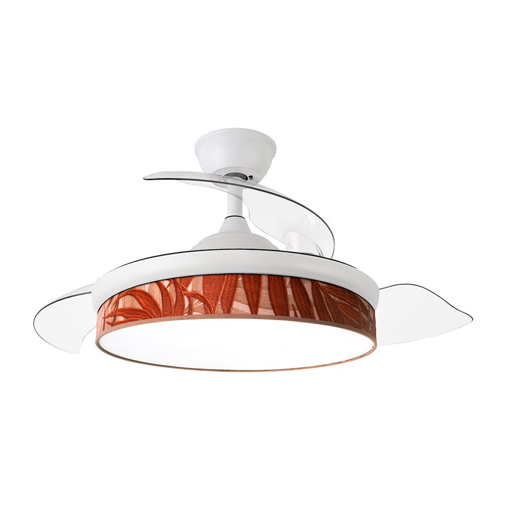 Ventilador Dc Moda 72w Blanco/hoja Caldera 108d 3aspas 7200lm 3000k,4000k,6000k Remoto+memoria+temporizador_1