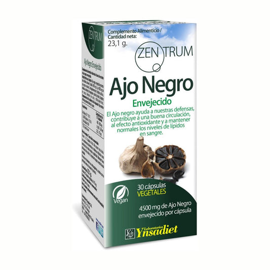 Alho negro, espinheiro e azeitona Ynsadiet 30 cápsulas