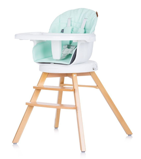 Trona Evolutiva 3 En 1 Con Patas De Madera Y Asiento De Polipiel Giratorio Rotto Avocado_0