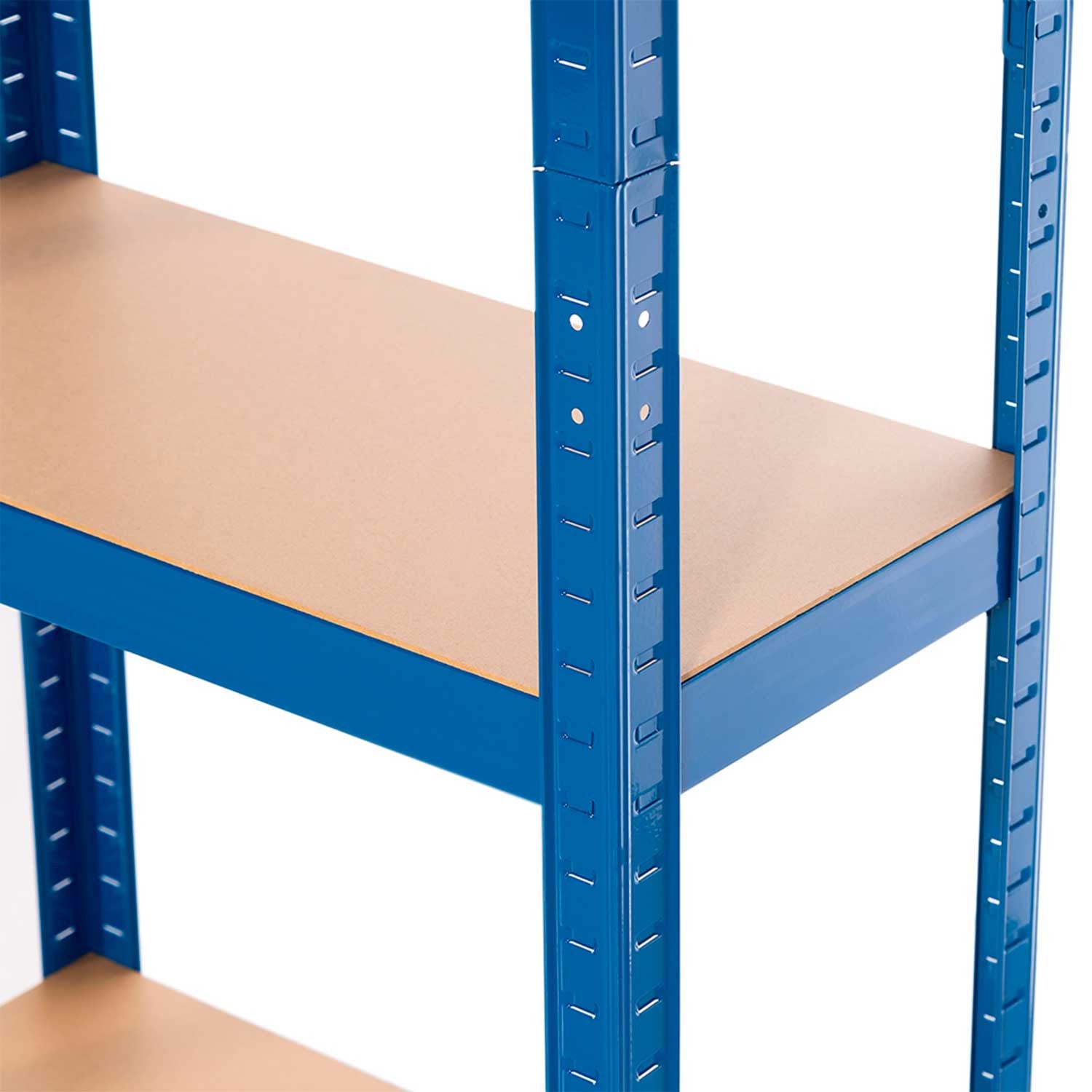 Pack 2 Estanterías Metálicas Con 4 Baldas Ajustables 148x60x30cm 240kg O91_2