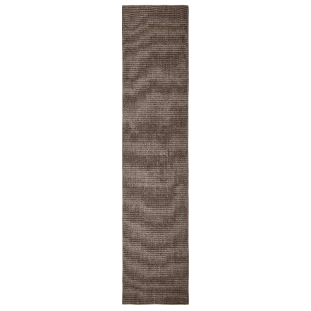 Vidaxl Alfombra De Sisal Natural Marrón 66x300 Cm_0