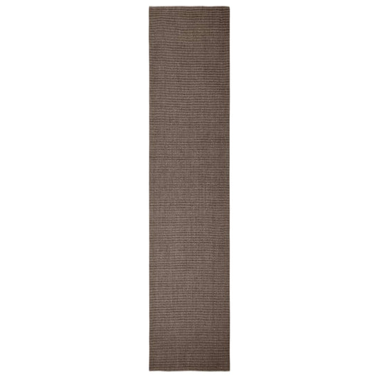 Vidaxl Alfombra De Sisal Natural Marrón 66x300 Cm_0