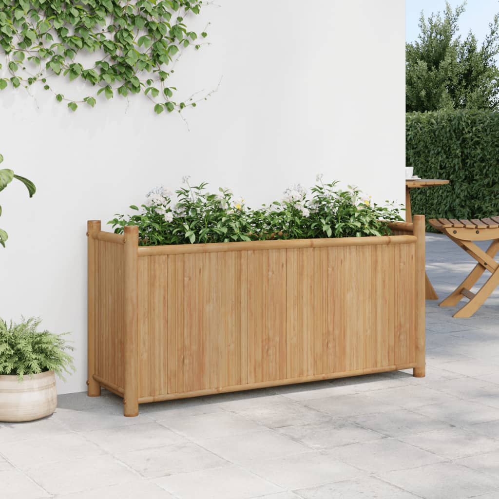 Jardinera De Bambú 100x30x50 Cm_2