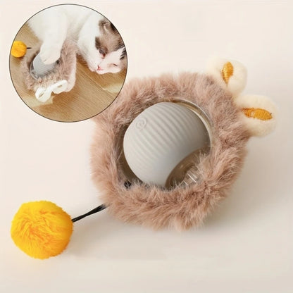 Intimeg Pelota De Peluche Eléctrica Para Gatos_2