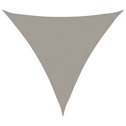 Toldo De Vela Triangular Hdpe Gris Claro 160 G/m² 6x6x6 M_0