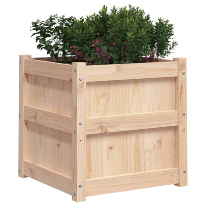 Jardinera Madera Maciza De Pino 50x50x50 Cm_3