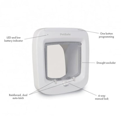 Petsafe Gatera De Microchip Blanca Ppa19-16145_3