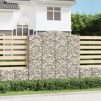 Cestas De Gaviones 2 Uds Forma De Arco Hierro 200x30x200/220 Cm_1