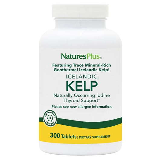 Kelp (Iodo) ​​Nature's Plus 300 comprimidos
