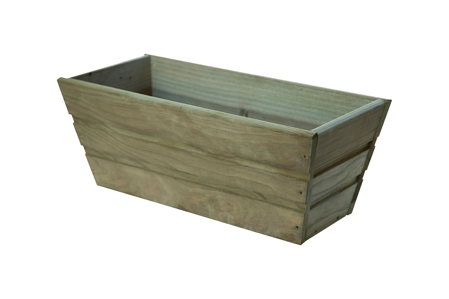 Jardinera De Balcon Recta De Madera Autoclave De 50 X 20 X 19,5 Cm 11l + Bolsa Geotextil Madelea_0