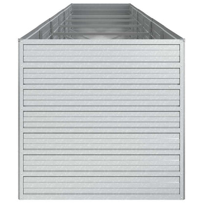 Arriate De Acero Galvanizado Plateado 480x80x77 Cm_4