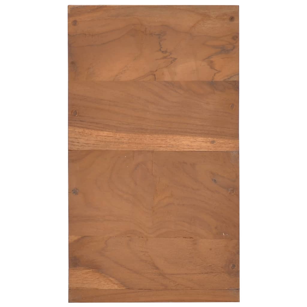 Mesita De Noche Madera Maciza De Teca 20x35x50 Cm_4