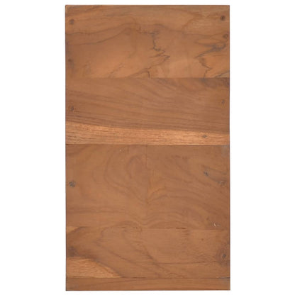 Mesita De Noche Madera Maciza De Teca 20x35x50 Cm_4