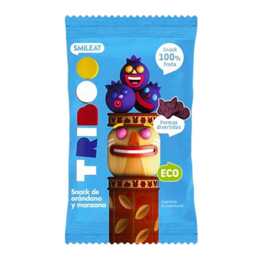 Snack de Maçã e Mirtilo Biológico 25g, Triboo