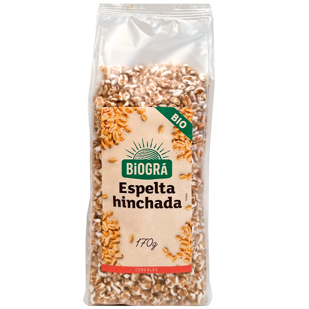 Espelta Tufada Biogra Biogra Sem Açúcar e Sem Mel, 170 g
