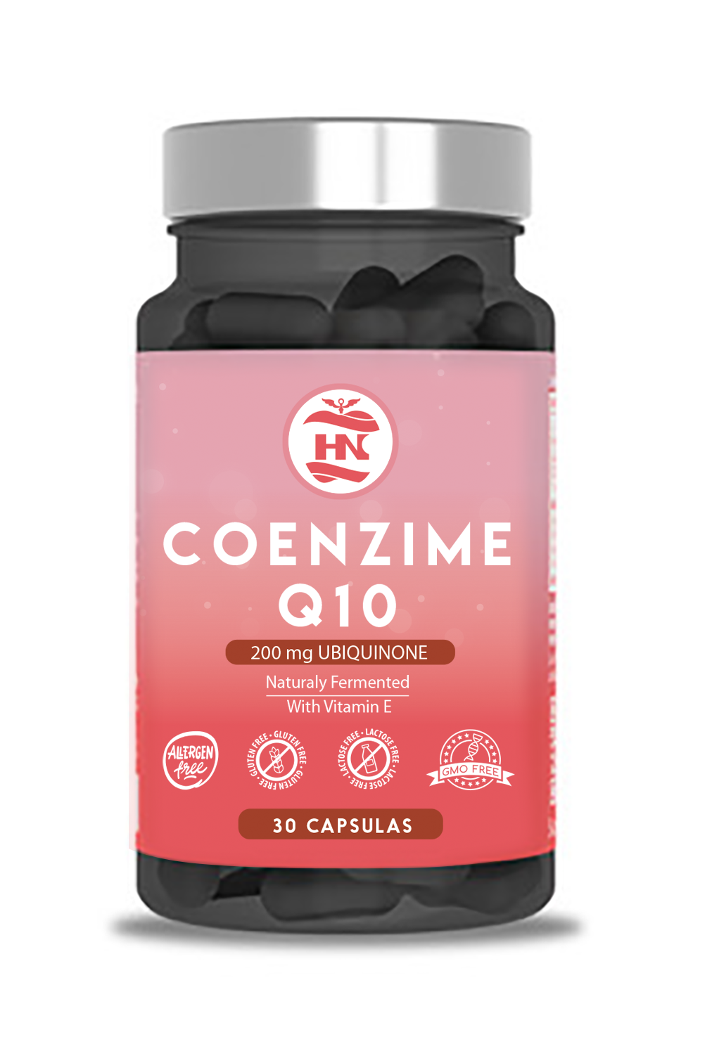 Coenzima Q10 200mg - 30 Caps - Mejora La Energía, Salud Cardiovascular Y Aumenta La Función Muscular_0