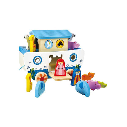 Juego Arrastre Arca Noe Pull Along Noah's Ark Hape_1
