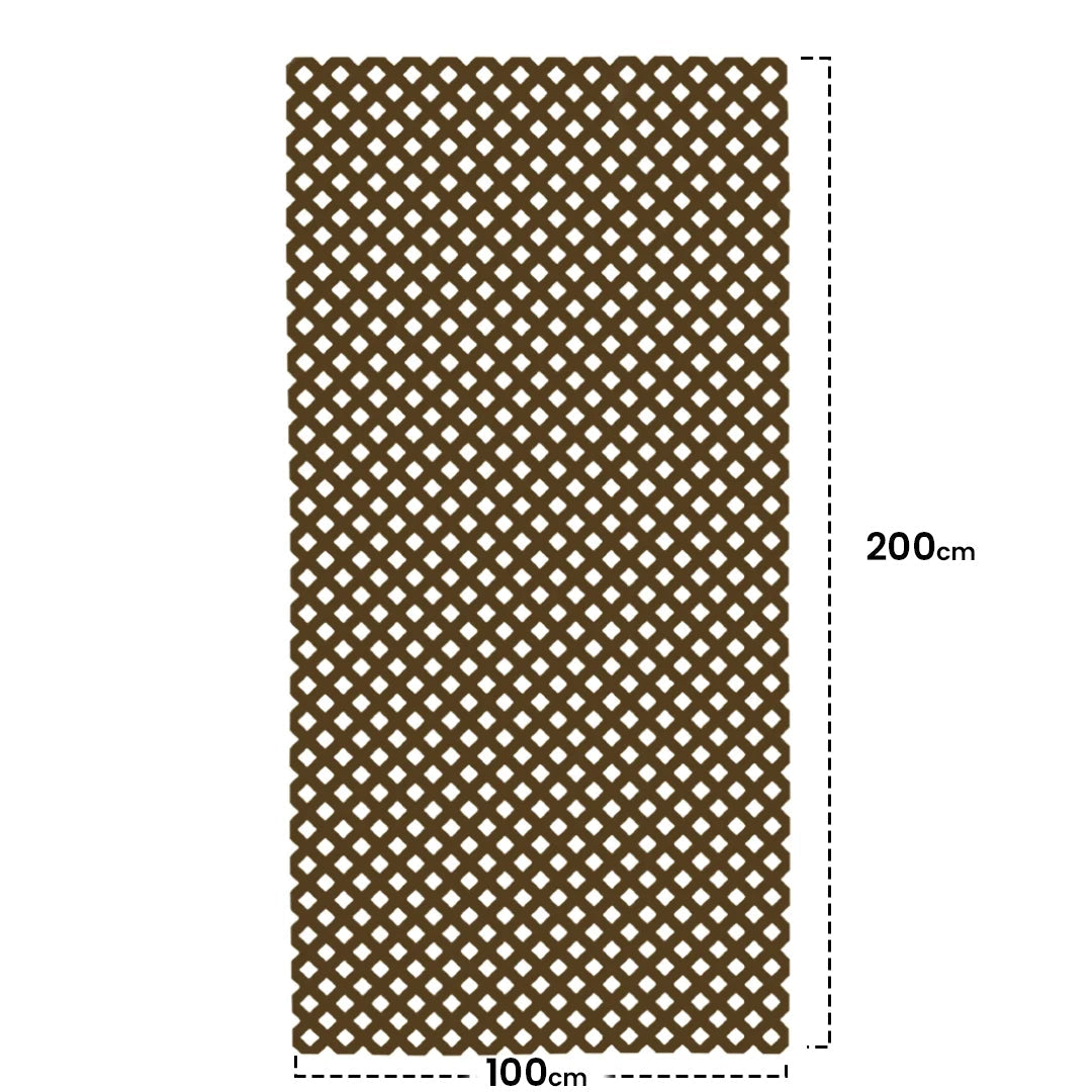 Celosia Pvc 18 Mm 1x2 Marron Nortene_1