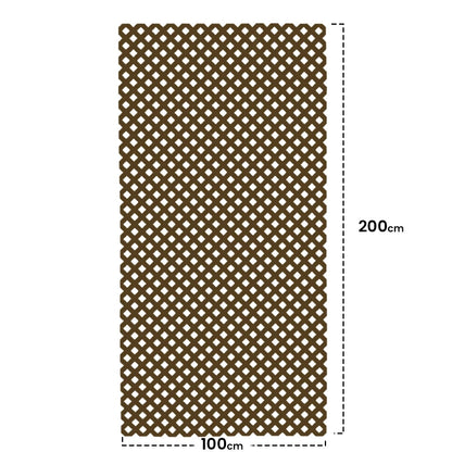 Celosia Pvc 18 Mm 1x2 Marron Nortene_1